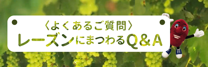 レーズンにまつわるQ＆A